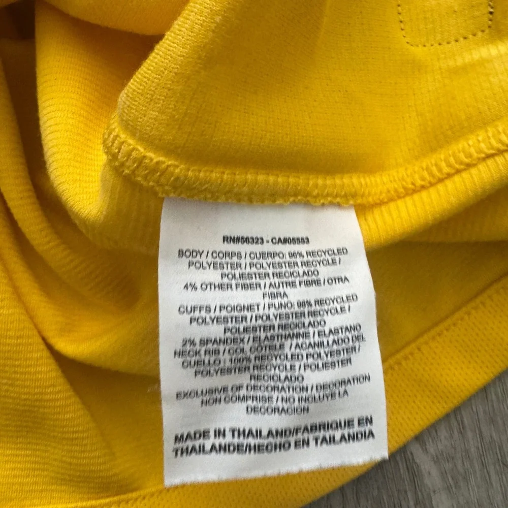 Nike Brazil CBF Soccer Jersey Kids XS Yellow Green Dri-FIT 519871-703